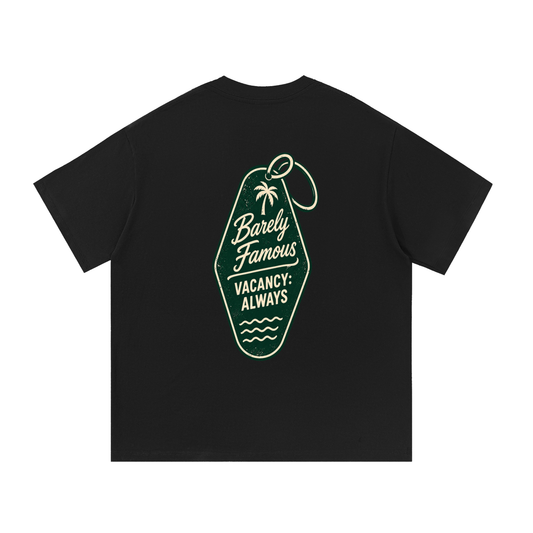 Barely Famous Retro Sunrise T-Shirt – Black
