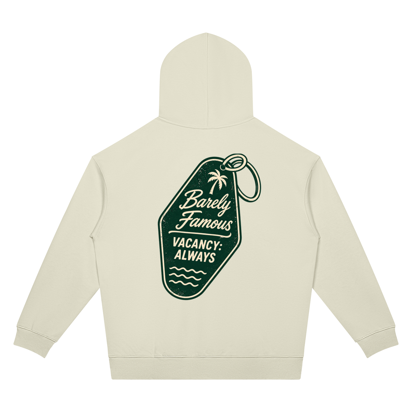 Barely Famous Collegiate Oversized Hoodie – Beige