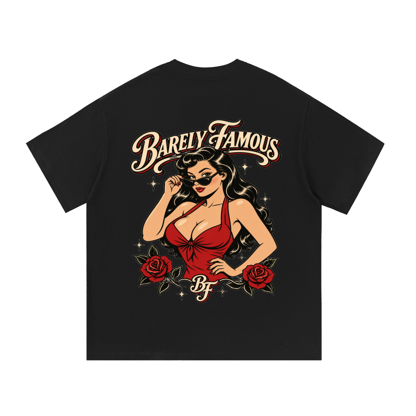 Barely Famous Crown Crest Members Club T-Shirt – Black