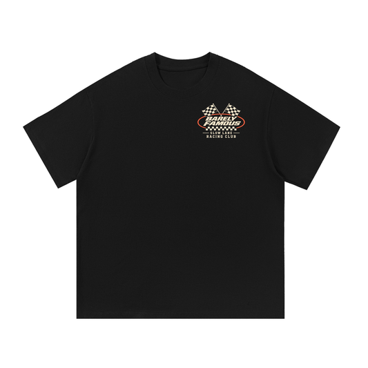Barely Famous Slow Lane Racing Club T-Shirt – Black