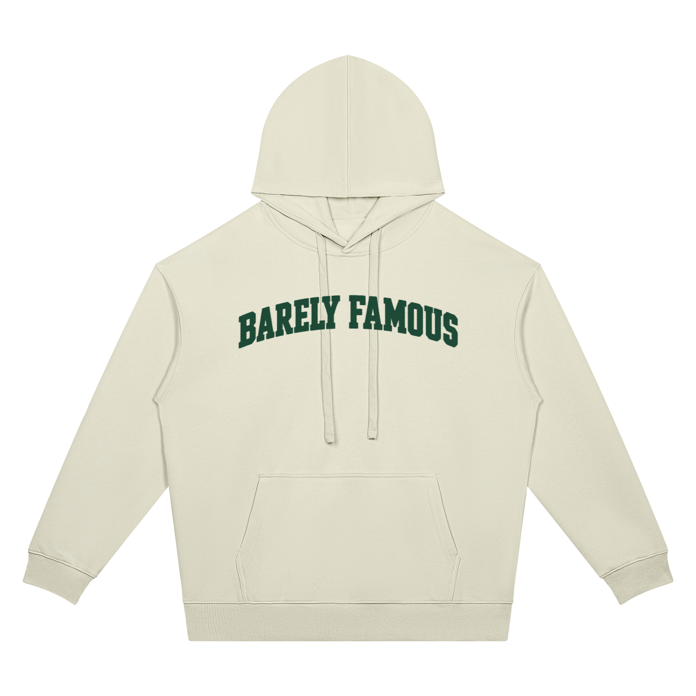 Barely Famous Collegiate Oversized Hoodie – Beige