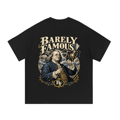 Barely Famous Benjamin Crest T-Shirt – Black
